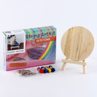 Картина нитью Кораблик на подставке