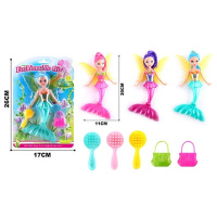 Кукла 20см Русалка блистер с аксесс