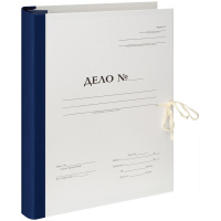 Папка для переплета "Форма 21" А4 70мм с гребешками 4 отверстия, завязки