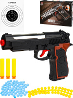 Пистолет с гидропулями 100 шт дальность выстрела 16м 20*13*3.5см