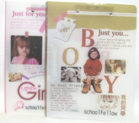 Папка А4 Бок прижим+верх прижим 0.80 мм цв печать Дети ассорти WJAA-08860-01/03