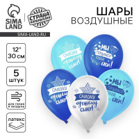 Воздушный шар 30см Лучшему сыну набор 5шт 9559656