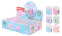 Ластик Deli прямоугольный Ice cream 38*25*17 EH301