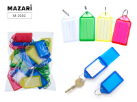 Брелок-идентификатор цветной 38*73 Mazari