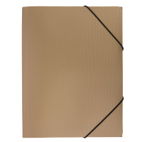 Папка А4 на резинке пластик 30 мм PRISMA ассотри