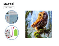 Алмазная мозаика 25*30 Сова (размер выкладки 20*25)