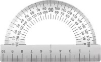 Транспортир 180/100 металлический ТС-10