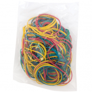 Резинка банковская цветная 100 гр d40мм 