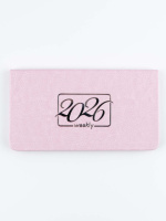 Планинг 2026г 64 л Флоренция розовая кожзам 310114/20