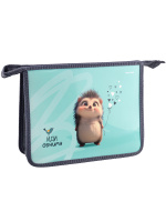 Папка А5 для тетр молния сверху пластик 315*10*200 мм Иди обниму П-3185