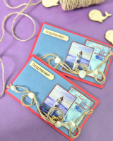 Конверт ручной работы Поздравляю! (маяк) КР 32