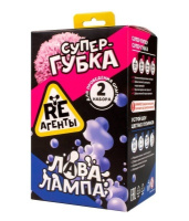 Набор химические опыты Супер губка и Лава лампа