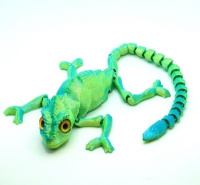 Фигурка 3D подвижная Хамелеон Паскаль цвет в ассорт 17*10*8см