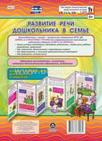Ширмы Развитие речи дошкольника в семье С информацией для родителей и педагогов (из 6 секций)