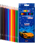 Карандаш 12 цв Проф-пресс Суперкар пластик КЦ-2620