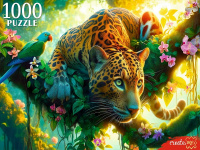 Пазлы 1000 Леопард на охоте