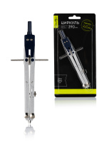 Циркуль с фиксирующим кольцом металл 17см Глобус