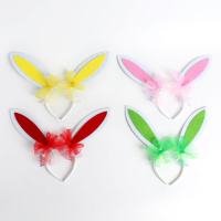 Ободок карнавальный Зайка цвет микс 7709081