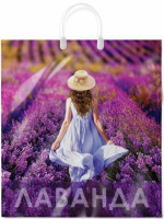 Пакет Лаванда 40*44/100 пластик ручка