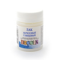 Лак акриловый матовый в банке 50мл Decola 5828921