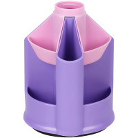 Органайзер Mini desk фиолет/розовый вращающ ОР-31784