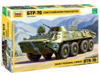 Конструктор звезда Советский бронетранспортер БТР-70 1:35 180дет 21см
