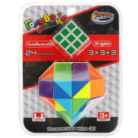 Игра логическая Змейка + кубик 3х3 играем вместе 369082