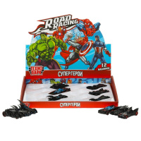 Машина технопарк 7.5см Road Racing супергерои металл 369710
