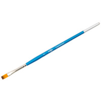 Кисть Синтетика 7 плоская короткая ручка Гамма 280618.08.07