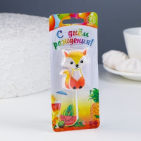 Свеча для торта Лисичка 9,5*4см 9608482