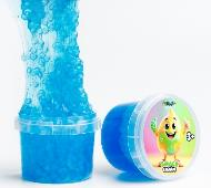 Слайм стекло с шариками 90гр Smack голубой