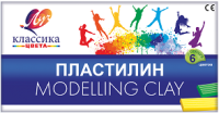 Пластилин 6 цв Классика 120гр 12С878-08