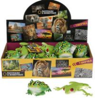 Лягушка тянучка 8.8-9.5см пластизоль играем вместе 380379