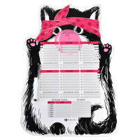 Расписание магнитное Черный кот 297*420мм 59579