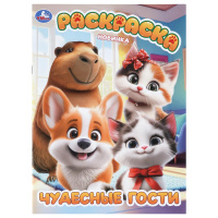 Раскраска А4 Чудесные гости