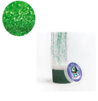 Слайм стекло с блестками 90гр зеленый