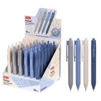 Ручка авто шарик Синяя 0,7мм Pocket мини 087123