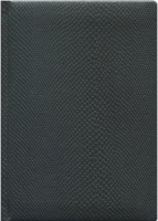 Ежедневник А5 128 л Питон черный 128П-1909