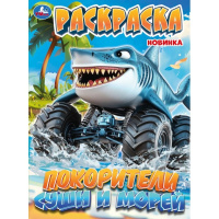 Раскраска А4 Покорители суши и морей