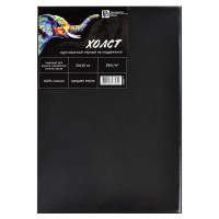 Холст на подрамнике 20*30 см Слон черный хлопок 100% среднее зерно 64574