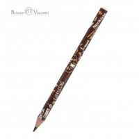 Карандаш чернограф 4B HappyGraphix Jumbo Эспрессо утолщенный корпус