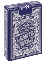Карты игральные 54 шт Lewis & Wolf red (bridge size index standard, 57*88 мм) 3825