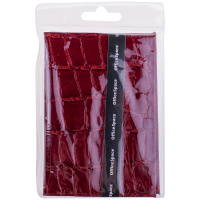 Обложка на паспорт Croc кожа бордо