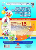 Наглядно-дидактический комплект Культурно-гигиенические и трудовые навыки 6-7 лет Алгоритм в картинк