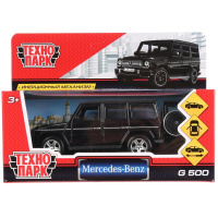 Машина технопарк 12см Mercedes-Benz G-class металл, двери, багажник 273061