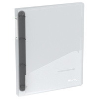 Папка А4 4 кольца 24 мм 0,7 мм Berlingo "No Secret" прозрачная