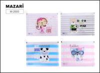 Папка-конверт А4 молния 0.17 мм CUTE М-2503