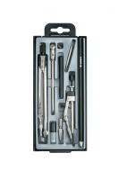 Готовальня 9 предметов циркуль 15,5см Техника