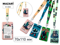 Бейдж вертикальный 70*110 Итальянский мем на шнурке М-4866