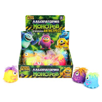 Игрушка антистресс супер жим Монстр волосатик воздух супер мялка 392122